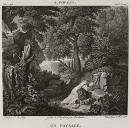 Denis-Sébastien Leroy, De Saulx et Bovinet - Et landskab, efter Jean-Baptiste Forest - 1802-1815