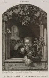 Denis-Sébastien Leroy, Lerouge and De Launay - Den lille sæbeboblemager, efter Frans van Mieris den ældre - 1802-1815