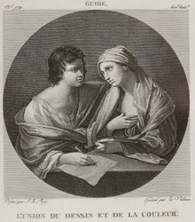 Denis-Sébastien Leroy og Le Villain - Foreningen af tegning og farve, efter Guido Reni - 1802-1815