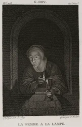 Denis-Sébastien Leroy et Mécou - Kvinde med en lampe, efter Gerrit Dou - 1802-1815
