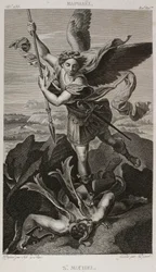 Denis-Sébastien Leroy et Pigeot - Saint Michel, efter Raphael - 1802-1815