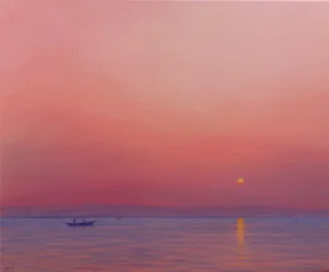 Pink Dawn på Ganges