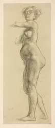Et studie af en kvindelig figur