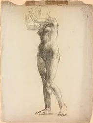 Et studie af en kvindelig figur