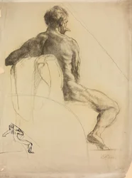 Et studie af en mandlig figur