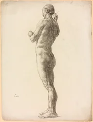 Et studie af en mandlig figur