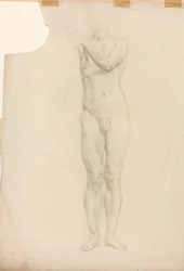 Et studie af en mandlig figur