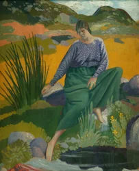 Lyndra ved poolen