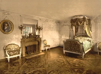 Petit Trianon, Versailles, Marie Antoinettes kammer, ca. 1890-1900