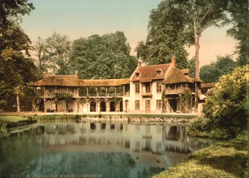 Petit Trianon Park, Maison du Seigneur, Versailles, ca. 1890-1900 (fotokrom)