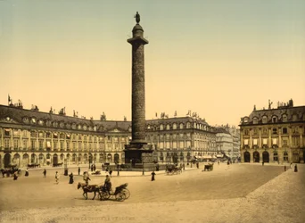 Place Vendome, Paris, ca. 1900 (fotokrom)