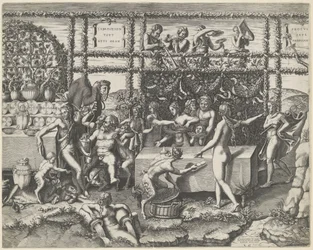 Bryllupsfest for Amor og Psyche (midterste del)