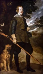 Portræt af Philip IV som jæger, ca. 1635 (olie på lærred)
