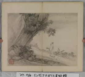 Album Of Landscape Paintings (blæk på papir)