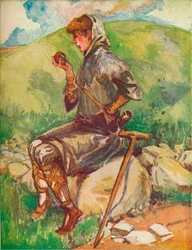 En bonde fra det tidlige England William I. - Henry III, 1907