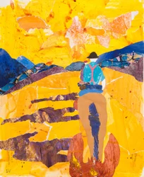 Rester af dagen, Pyrenæerne, 2016 (collage)