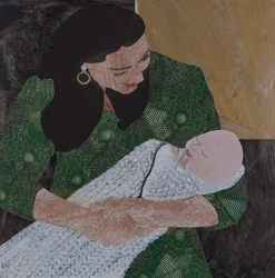 Siegmund  Sieglinde, Wagners ringcyklus, 2024 (collage)