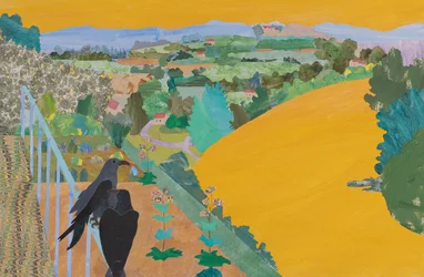 Den gyldne Rhin  Wotans ravne, Wagners ringcyklus (collage)