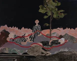 Nornerne, Wagners ringcyklus, 2024 (collage)