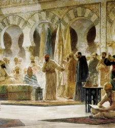 Abd al-Rahman III, detalje af et maleri af Dionis Baixeras i Verdaguer