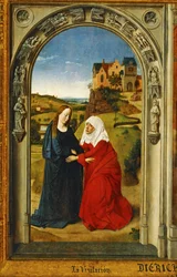 Besøgelsen, Sankt Maria besøger Sankt Elisabeth (maleri på træ)