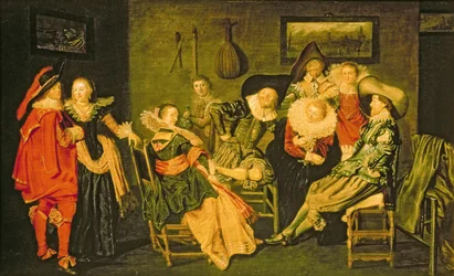 Merry Company (olie på lærred)