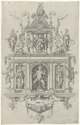 Blazon fra Haarlems retorikkammer De Wijngaertrancken