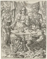 Judith og Holofernes nyder en fest Judith og Holofernes (serietitel)