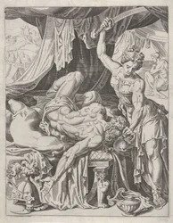 Judith skærer Holofernes hoved af Kvindelister (serietitel)