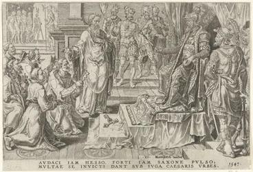 Underkastelse af seks tyske byer, 1547 Victories of Charles V (serietitel) Divi Caroli. v. imp. opt. max. victoriae, ex multis praecipuae (serietitel)