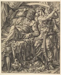 Judith Slaying Holofernes, fra Historien om Judith og Holofernes.