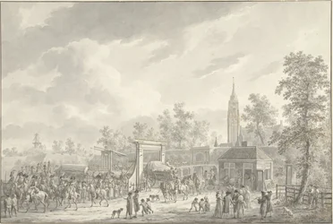 Garnisonens afgang fra Amersfoort i 1790