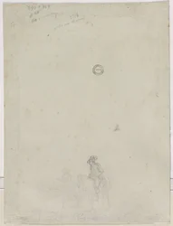 Skitse af bønder ved en fontæne, 1784.