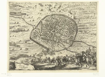 Erobring af Tienen, 1635 Erobring af Thienen Anno 1635 (titel på objekt)