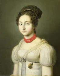 Portræt af Jacoba van Wessem