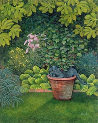 Blomsterpottekatten