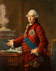Portræt af Alexander Mikhailovich Golitsyn, 1772, 1965.