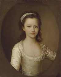 Portræt af Contess Ekaterina Artemievna Vorontsova 1780-1836 som Hild, slutningen af ​​1780