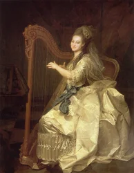 Portræt af Glaphira Ivanovna Alymova 1758-1826, 1776