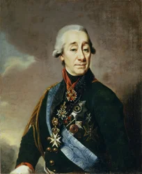 Portræt af Ivan Varfolomeevich Lam 1764-1801, 1801