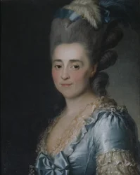 Portræt af Natalia Ivanovna Melgunova, 1779