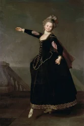 Portræt af Natalia Semyonovna Borshcheva 1758-1843, 1776