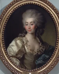 Portræt af Ursula Mniszeck, 1782
