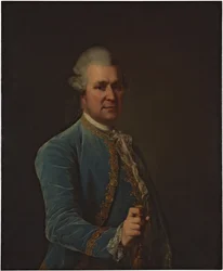 Portræt af statsmanden og reformatoren grev Jacob Sievers 1731-1808, 1779