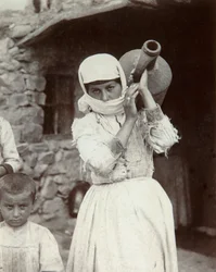 Armensk landpige, Yerevan, Armenien, 1880