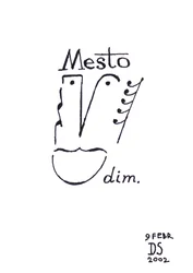 Mesto - en karikatur af et ansigt tegnet ved hjælp af musikalsk notation