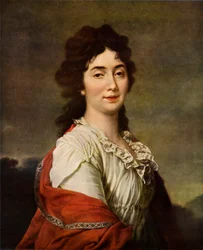Portræt af Anna Stepanovna Protosova, 1800, 1965.