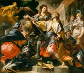 Salomon tilbeder de hedenske guder, ca. 16951700