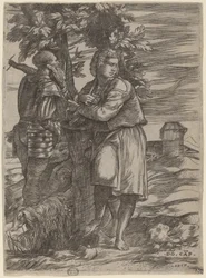 Hyrden og den gamle kriger