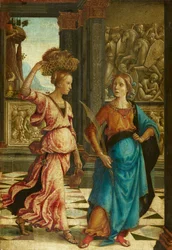 Judith med sin tjenestepige